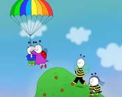 Bobiţă şi Buburuză- Fetiţa bondar