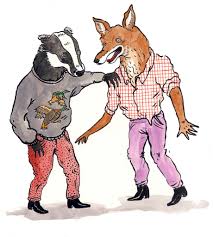 Fabula-Bursucul şi vulpea