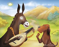 Câinele și măgarul - fabulă de Grigore Alexandrescu
