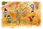 Toamna în imagini pentru copii