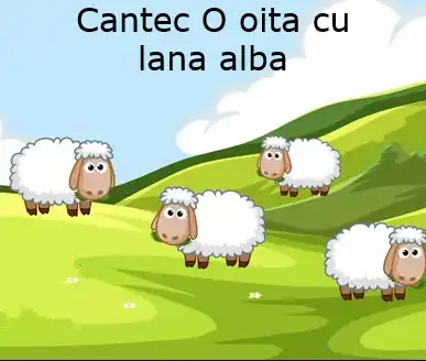 cantec o oita cu lana alba
