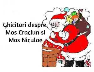 ghicitori despre Mos Craciun