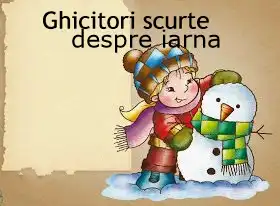 Ghicitori de iarnă scurte