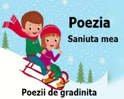 Săniuță mea - poezii de grădiniță
