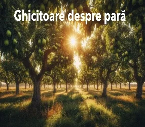 Ghicitoare despre pară