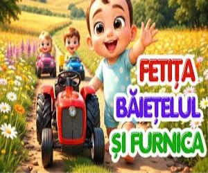 Fetița, băiețelul și furnica